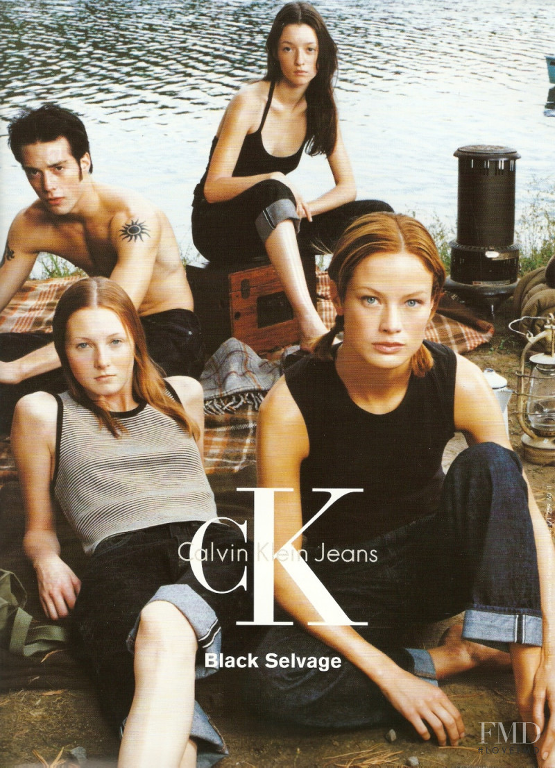 Carolyn Murphy featured in  the CK Calvin Klein advertisement for Spring/Summer 1998