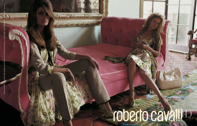 Carolyn Murphy featured in  the Roberto Cavalli advertisement for Spring/Summer 2010