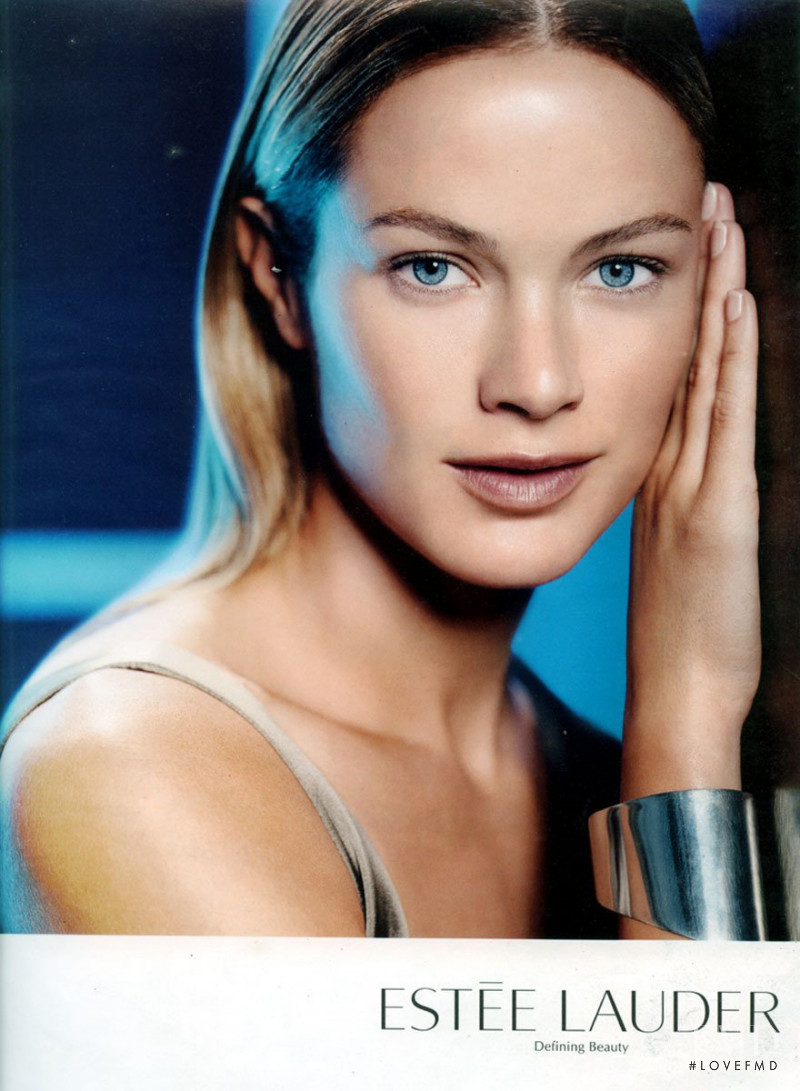 Carolyn Murphy featured in  the Estée Lauder advertisement for Autumn/Winter 2010