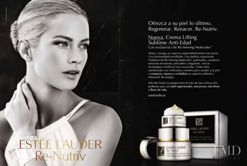 Carolyn Murphy featured in  the Estée Lauder advertisement for Autumn/Winter 2010