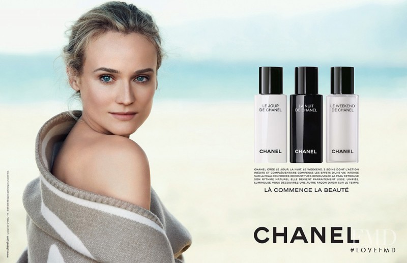 Diane Heidkruger featured in  the Chanel Beauty advertisement for Autumn/Winter 2013