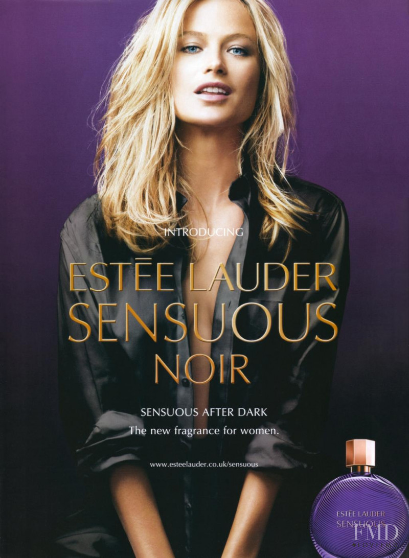 Carolyn Murphy featured in  the Estée Lauder Sensuous Noir Fragrance advertisement for Autumn/Winter 2010