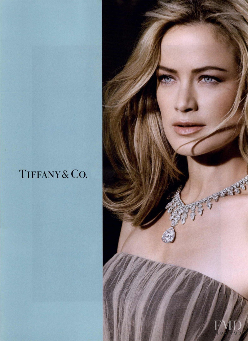 Carolyn Murphy featured in  the Tiffany & Co. advertisement for Autumn/Winter 2010