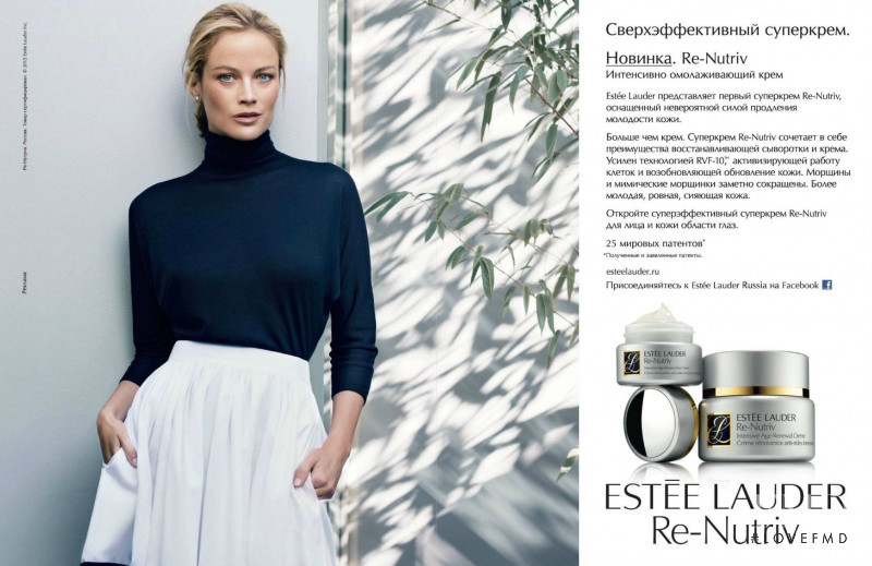 Carolyn Murphy featured in  the Estée Lauder Re-Nutriv advertisement for Autumn/Winter 2012