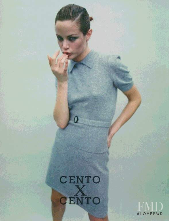 Carolyn Murphy featured in  the Cento x Cento advertisement for Autumn/Winter 1995