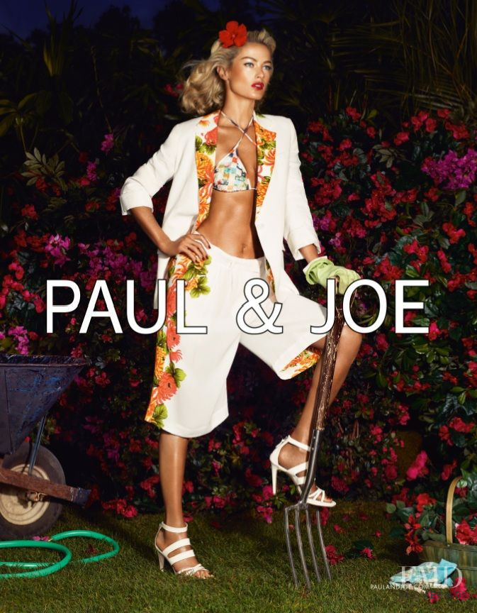 Carolyn Murphy featured in  the Paul et Joe advertisement for Spring/Summer 2013