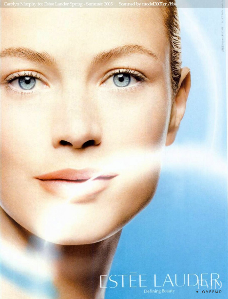 Carolyn Murphy featured in  the Estée Lauder advertisement for Spring/Summer 2005