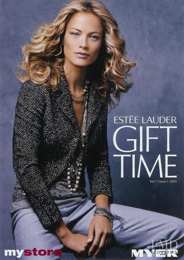 Carolyn Murphy featured in  the Estée Lauder advertisement for Spring/Summer 2008