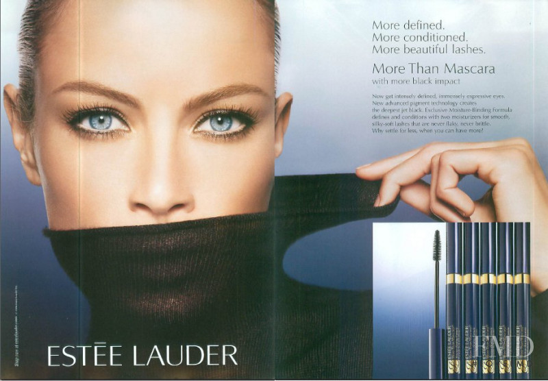 Carolyn Murphy featured in  the Estée Lauder advertisement for Spring/Summer 2008