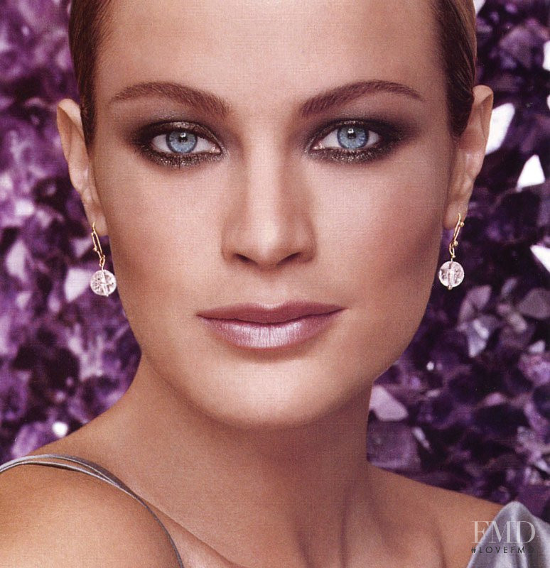 Carolyn Murphy featured in  the Estée Lauder advertisement for Spring/Summer 2008