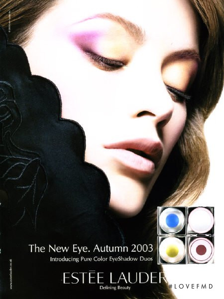 Carolyn Murphy featured in  the Estée Lauder advertisement for Spring/Summer 2008