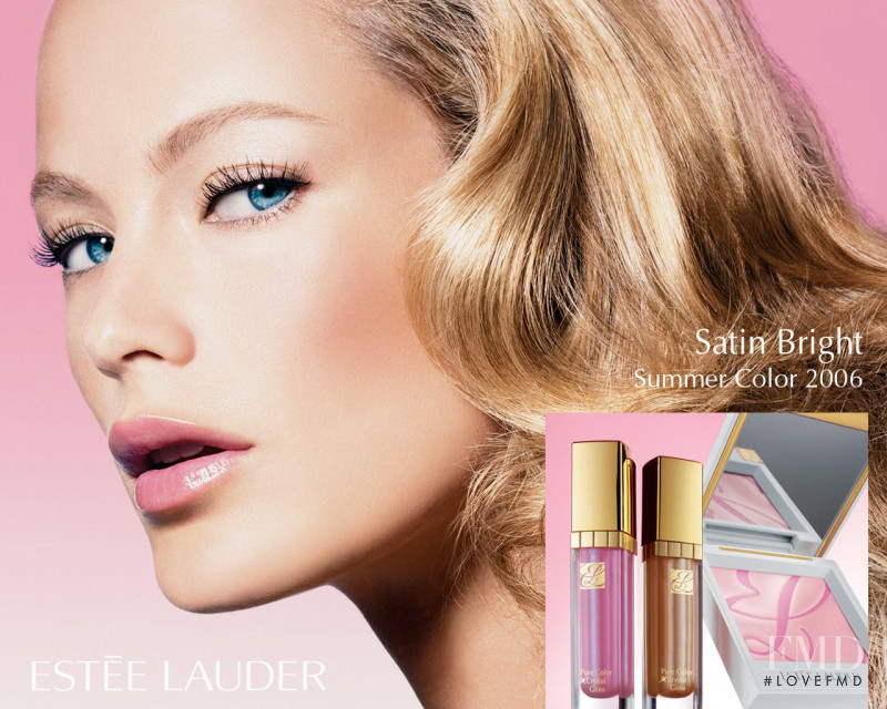 Carolyn Murphy featured in  the Estée Lauder advertisement for Spring/Summer 2008