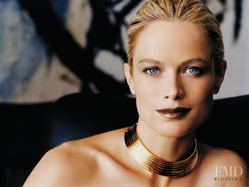 Carolyn Murphy featured in  the Estée Lauder advertisement for Spring/Summer 2008