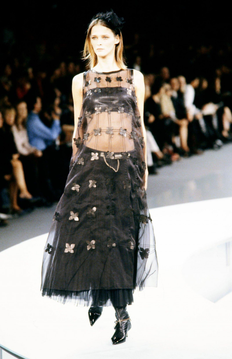 Carmen Kass featured in  the Chanel fashion show for Spring/Summer 2002