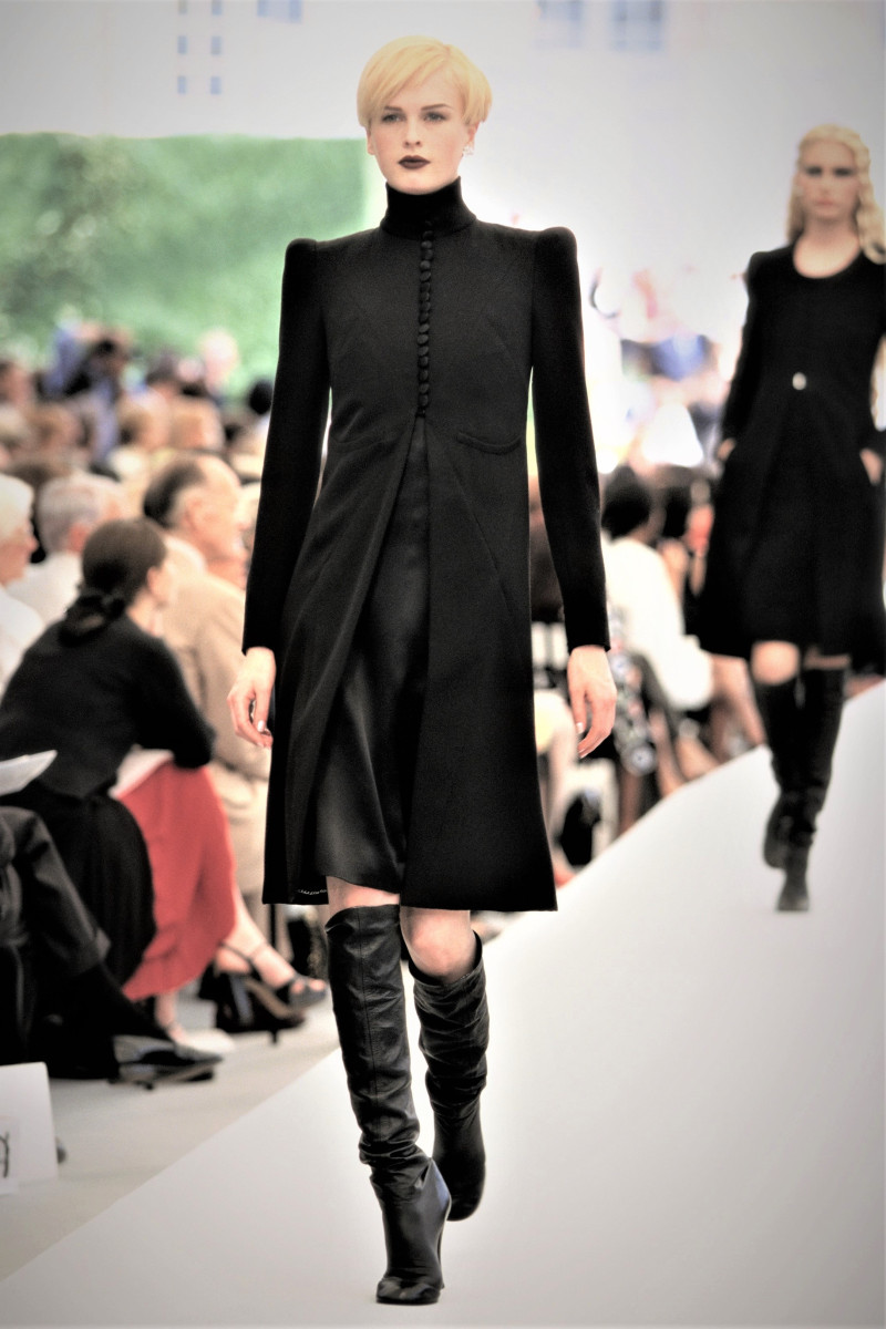 Kylie Bax featured in  the Chanel Haute Couture fashion show for Autumn/Winter 1997