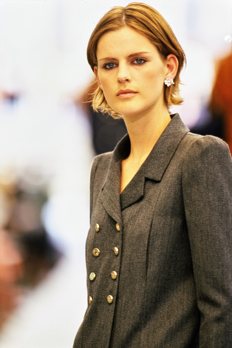 Stella Tennant featured in  the Chanel Haute Couture fashion show for Autumn/Winter 1997