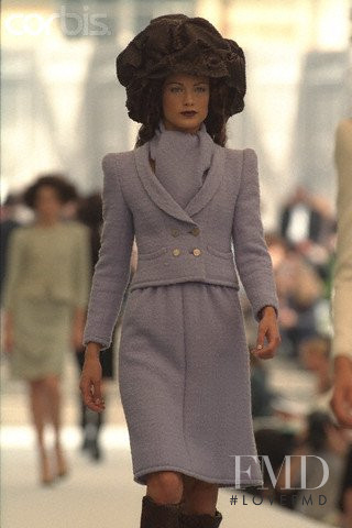 Carolyn Murphy featured in  the Chanel Haute Couture fashion show for Autumn/Winter 1997