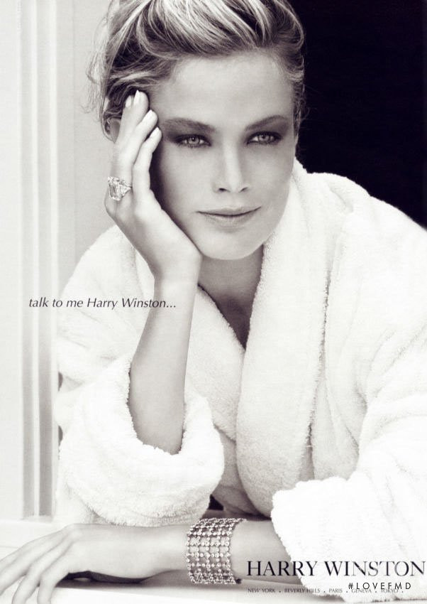 Carolyn Murphy featured in  the Harry Winston advertisement for Spring/Summer 2009