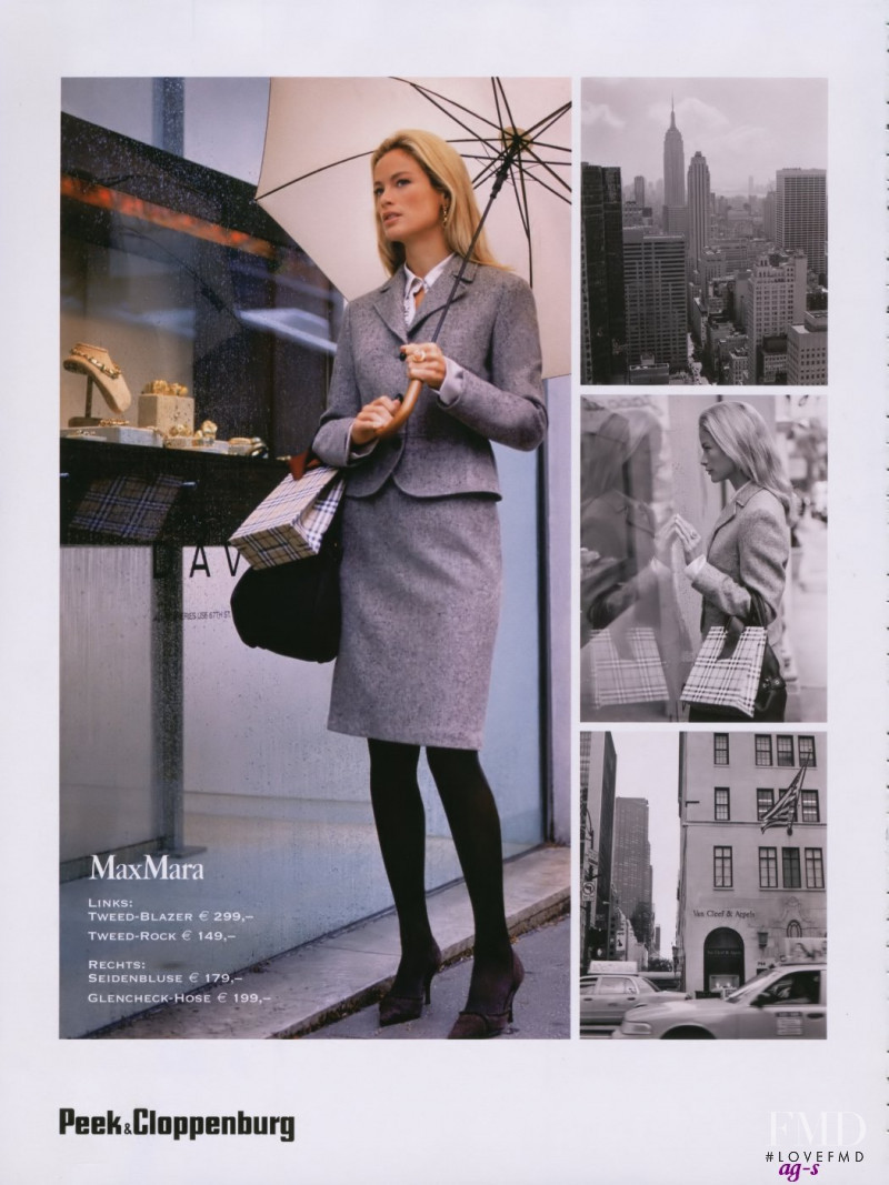 Carolyn Murphy featured in  the Peek & Cloppenburg (RETAILER) catalogue for Autumn/Winter 2006