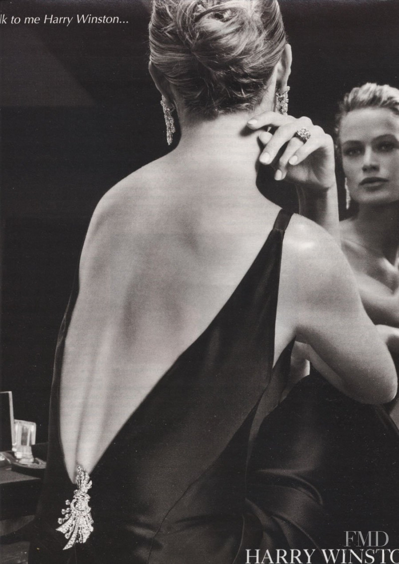 Carolyn Murphy featured in  the Harry Winston advertisement for Spring/Summer 2003