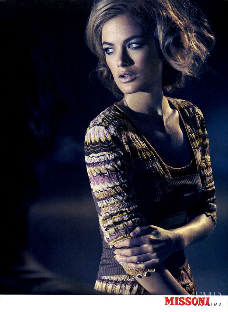 Carolyn Murphy featured in  the Missoni advertisement for Spring/Summer 2007