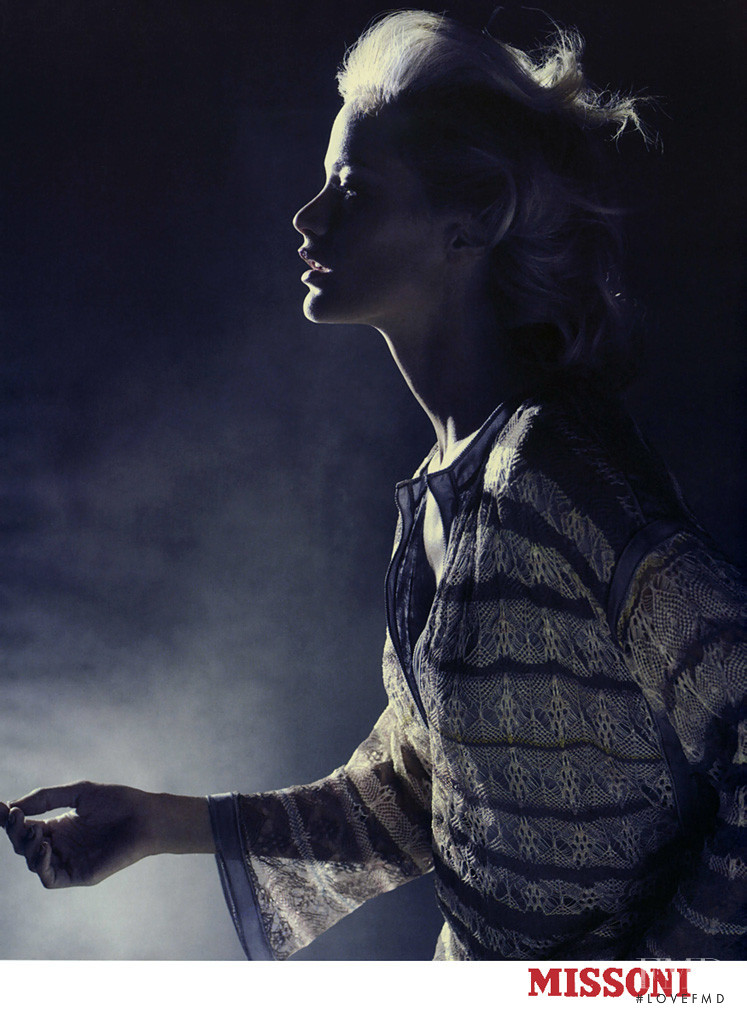 Carolyn Murphy featured in  the Missoni advertisement for Spring/Summer 2007