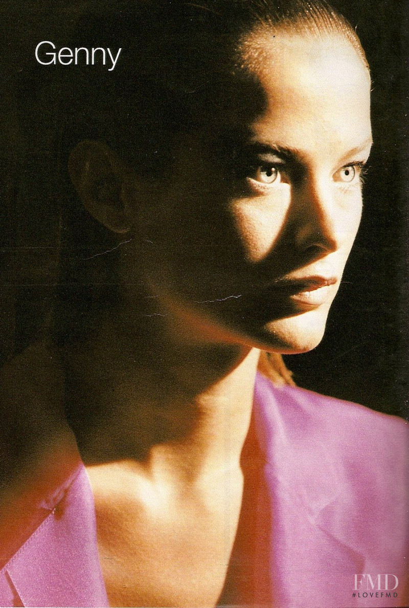Carolyn Murphy featured in  the Genny advertisement for Spring/Summer 1998
