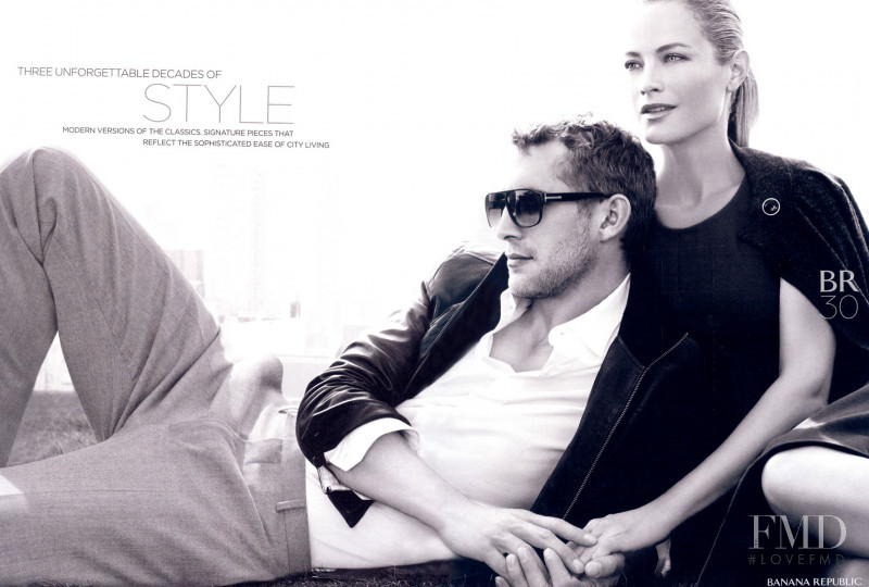 Carolyn Murphy featured in  the Banana Republic advertisement for Autumn/Winter 2008