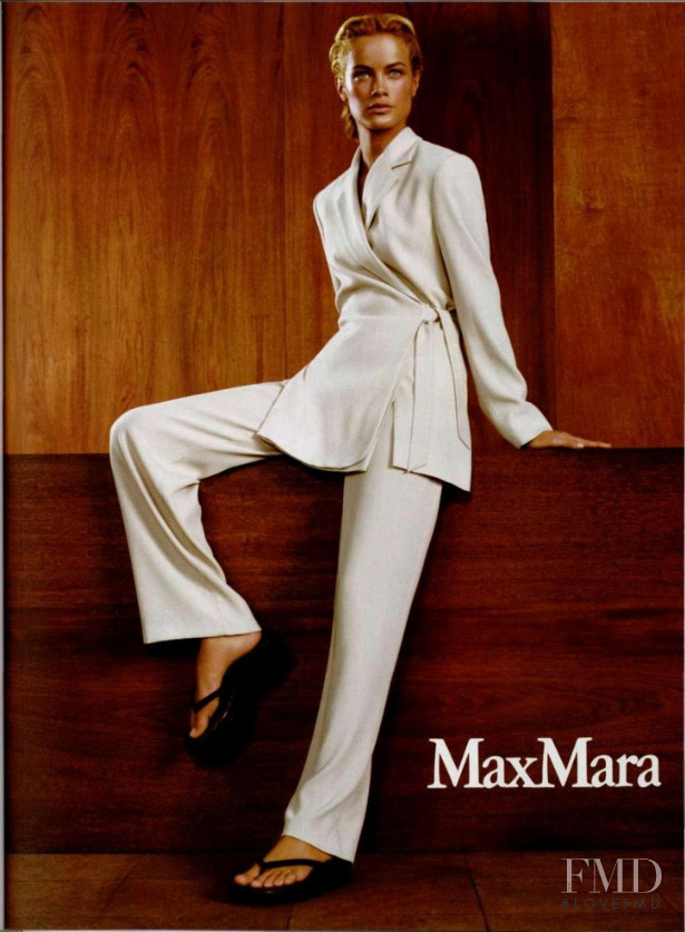 Carolyn Murphy featured in  the Max Mara advertisement for Spring/Summer 1999