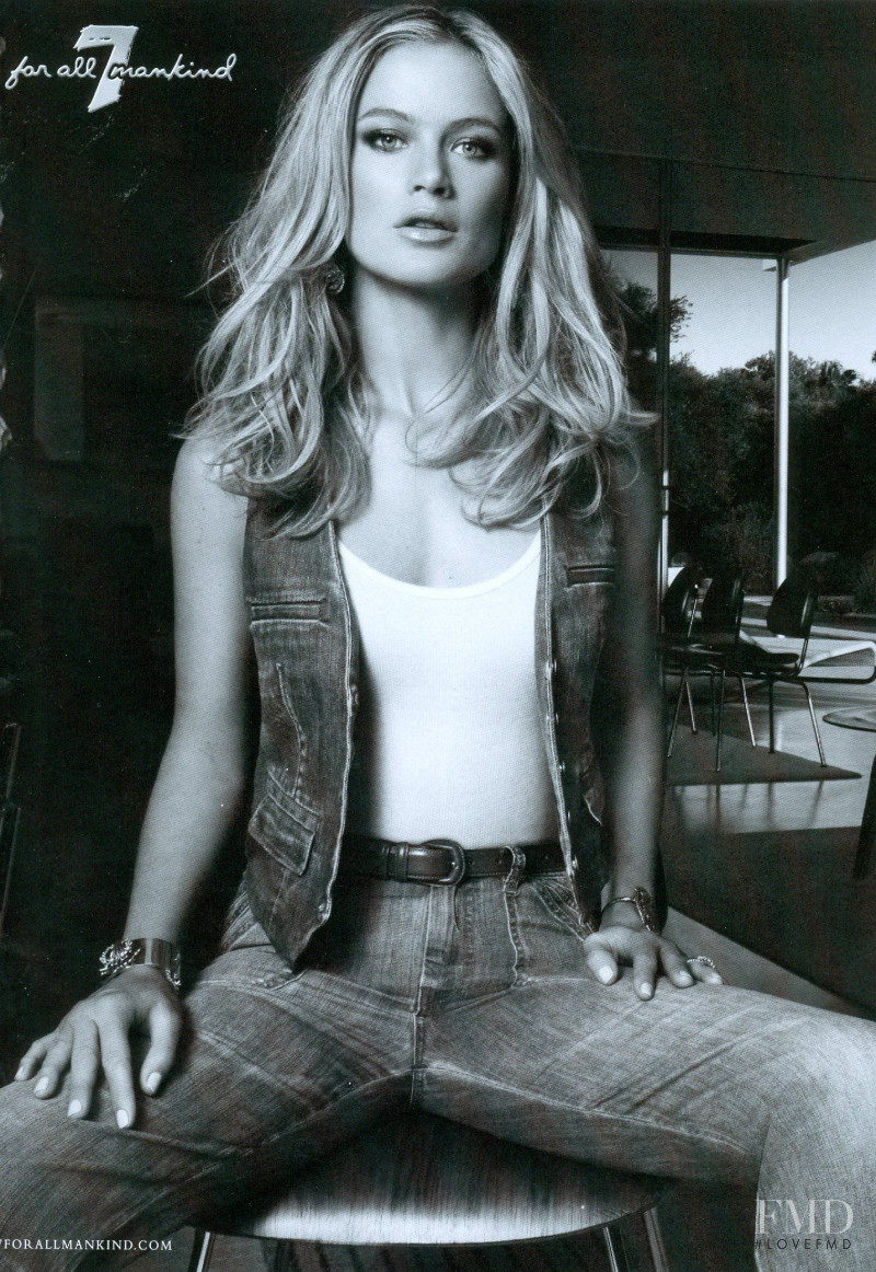 Carolyn Murphy featured in  the 7 For All Mankind advertisement for Spring/Summer 2008