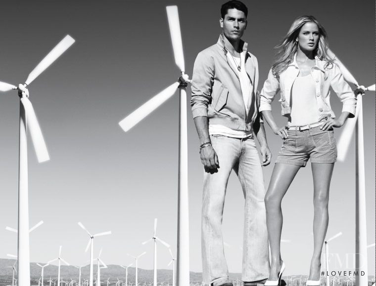 Carolyn Murphy featured in  the 7 For All Mankind advertisement for Spring/Summer 2008
