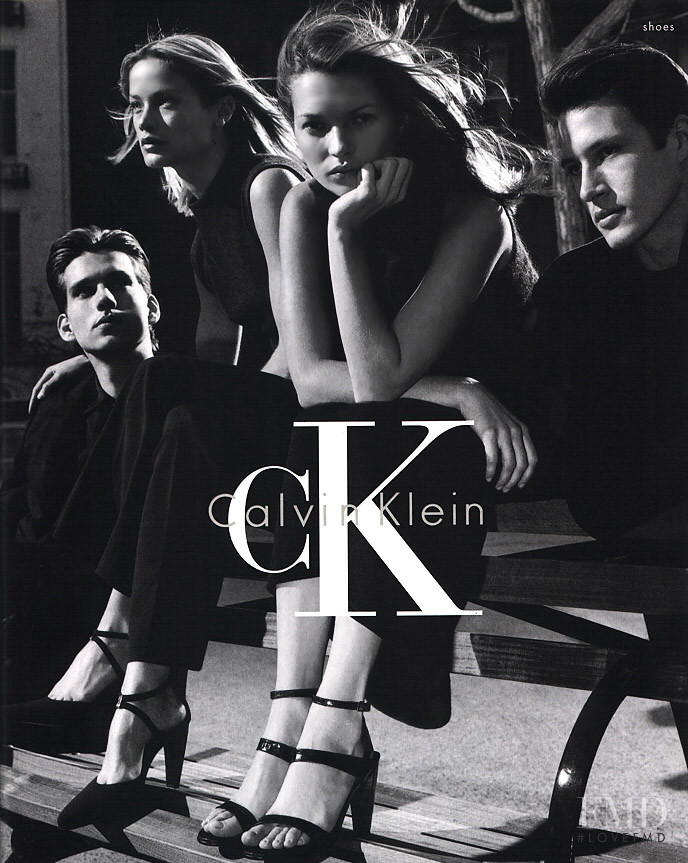 Carolyn Murphy featured in  the Calvin Klein advertisement for Autumn/Winter 1998