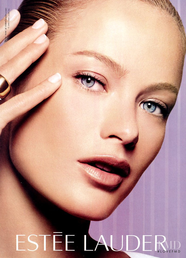 Carolyn Murphy featured in  the Estée Lauder advertisement for Spring/Summer 2007