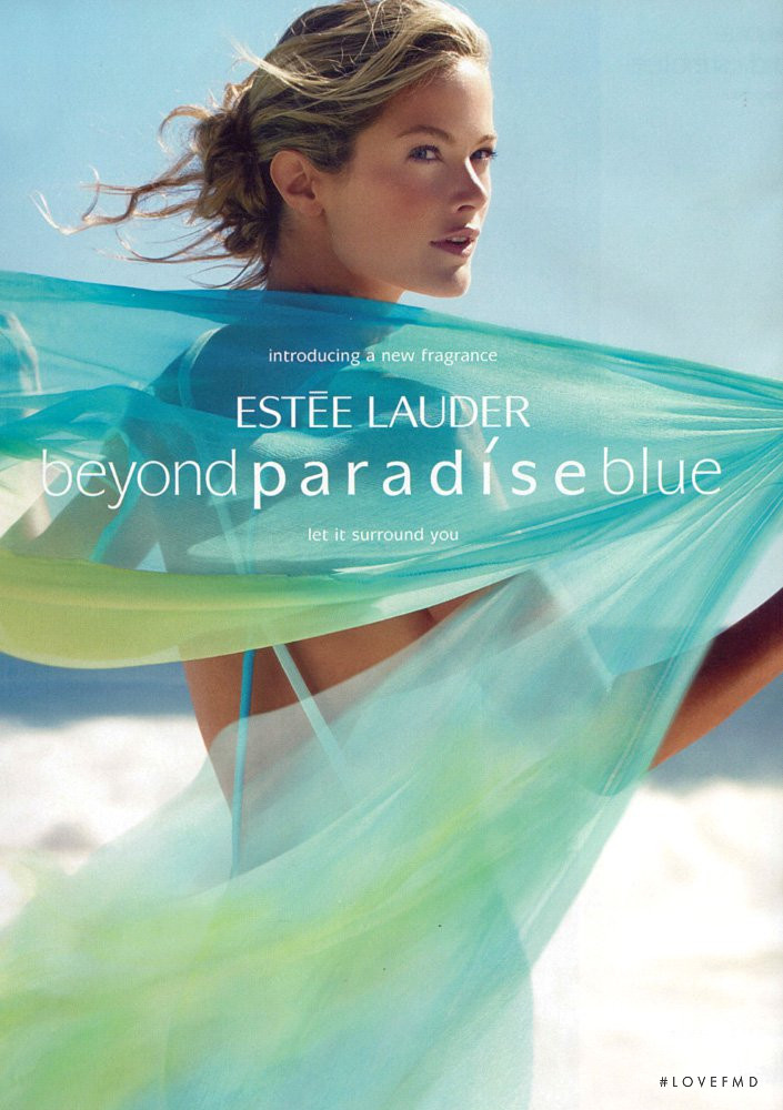 Carolyn Murphy featured in  the Estée Lauder advertisement for Spring/Summer 2007