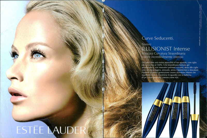 Carolyn Murphy featured in  the Estée Lauder advertisement for Spring/Summer 2007