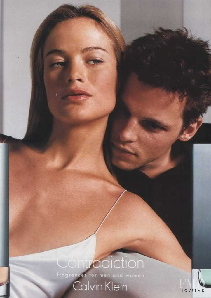 Carolyn Murphy featured in  the Calvin Klein Fragrance Contradiction Fragrance advertisement for Spring/Summer 2000