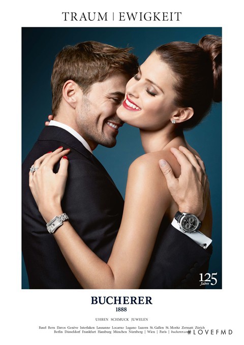 Isabeli Fontana featured in  the Bucherer advertisement for Spring/Summer 2013