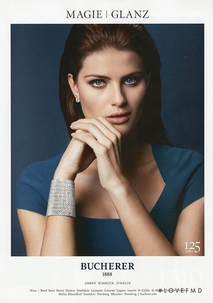 Isabeli Fontana featured in  the Bucherer advertisement for Spring/Summer 2013