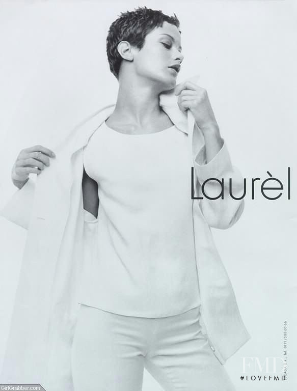 Carolyn Murphy featured in  the Laurel advertisement for Autumn/Winter 1994