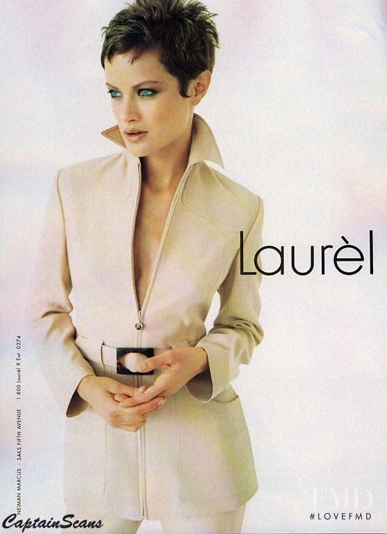 Carolyn Murphy featured in  the Laurel advertisement for Autumn/Winter 1994