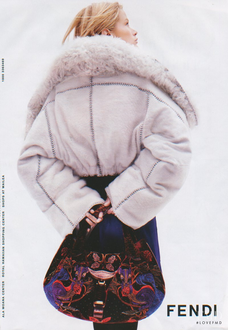 Carolyn Murphy featured in  the Fendi advertisement for Autumn/Winter 2005