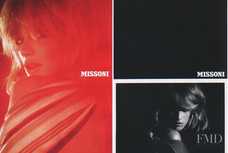 Carolyn Murphy featured in  the Missoni advertisement for Autumn/Winter 2006