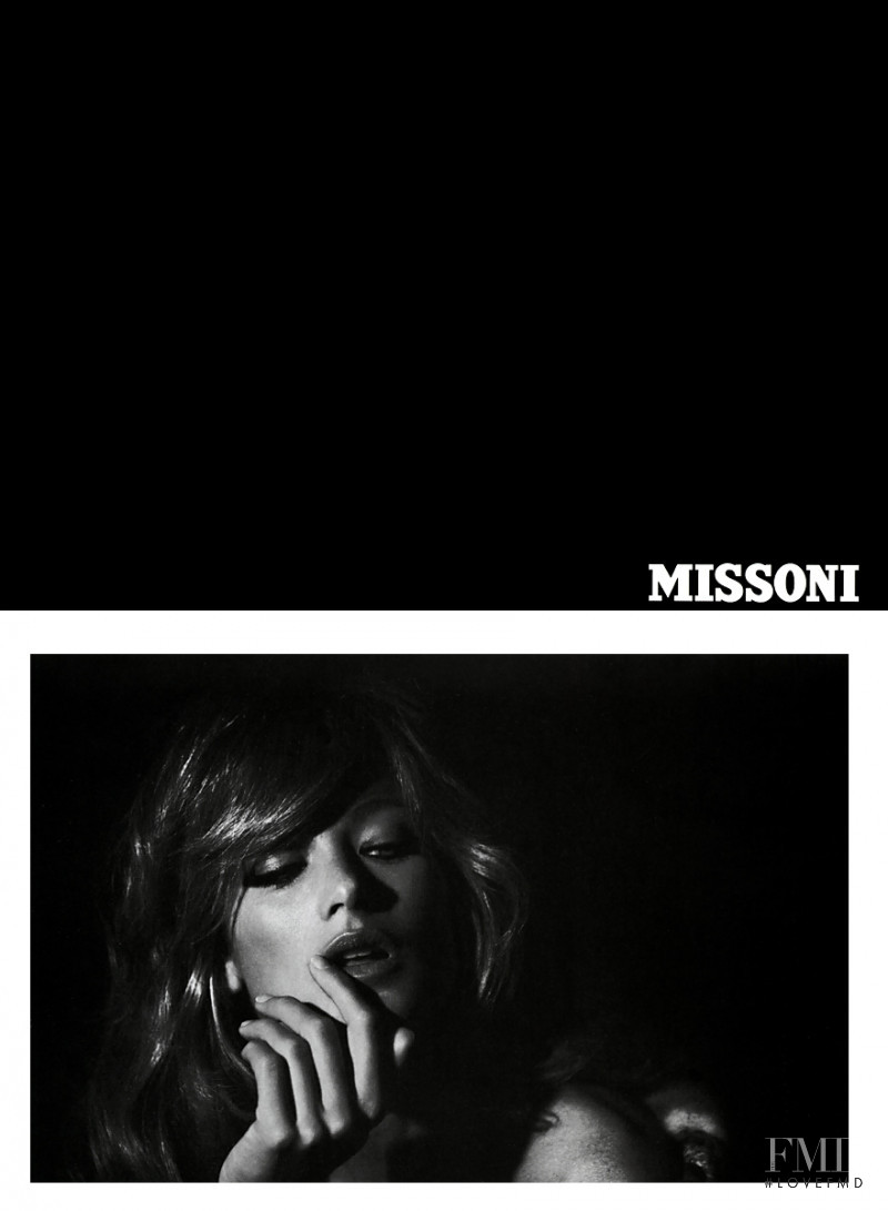 Carolyn Murphy featured in  the Missoni advertisement for Autumn/Winter 2006