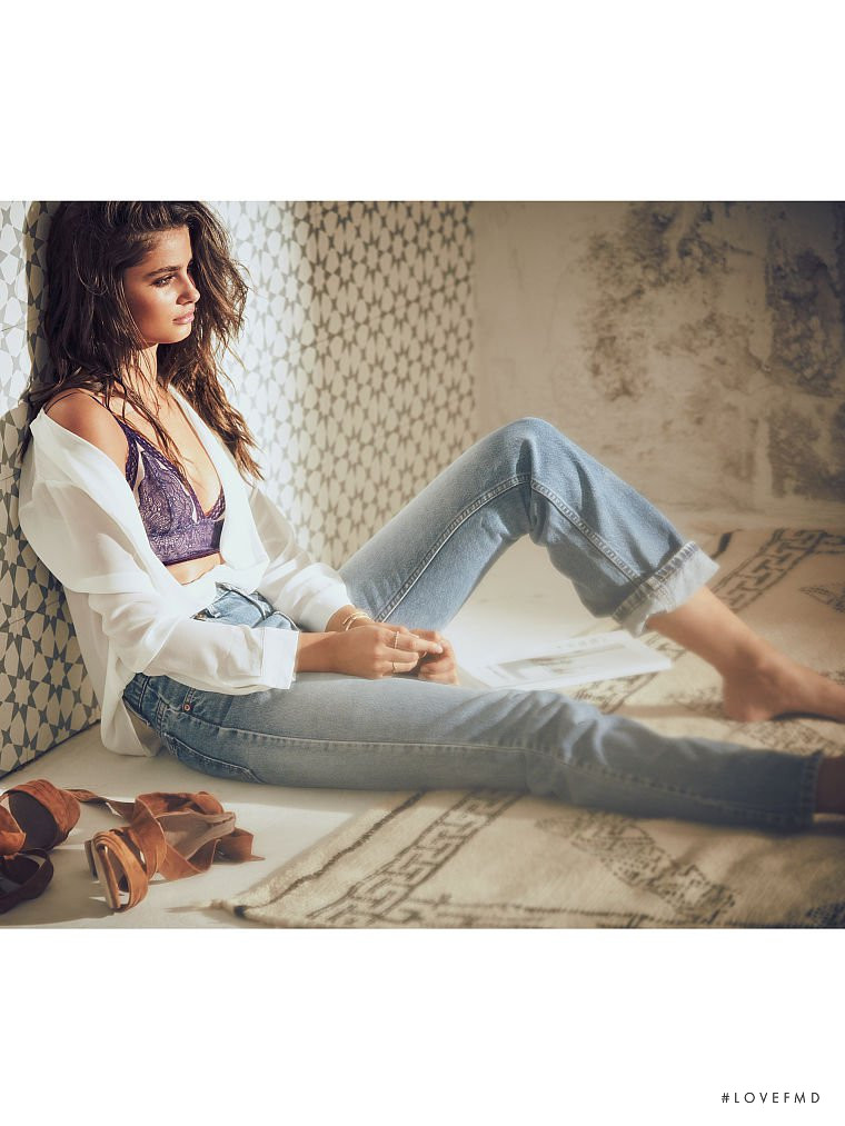 Taylor Hill featured in  the Victoria\'s Secret lingerie catalogue for Autumn/Winter 2017