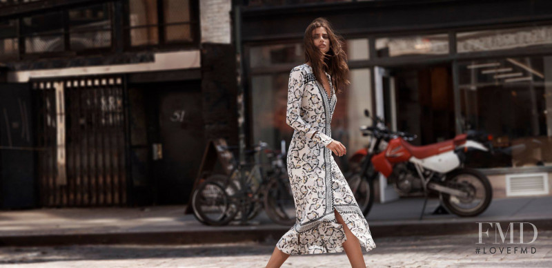 Taylor Hill featured in  the Thakoon advertisement for Autumn/Winter 2016