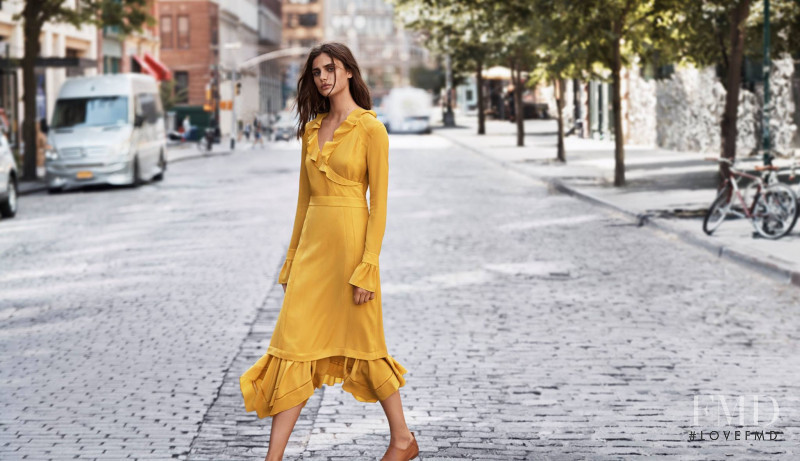 Taylor Hill featured in  the Thakoon advertisement for Autumn/Winter 2016