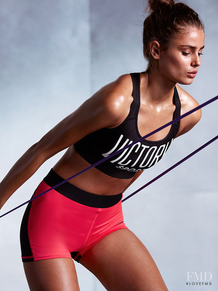 Taylor Hill featured in  the Victoria\'s Secret VSX catalogue for Autumn/Winter 2016