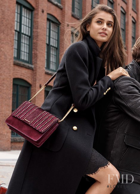 Taylor Hill featured in  the Michael Kors Collection lookbook for Winter 2016