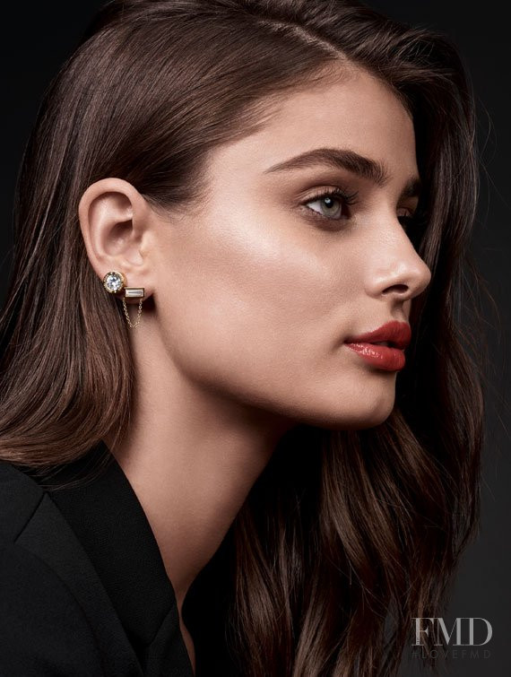 Taylor Hill featured in  the Michael Kors Collection advertisement for Holiday 2016