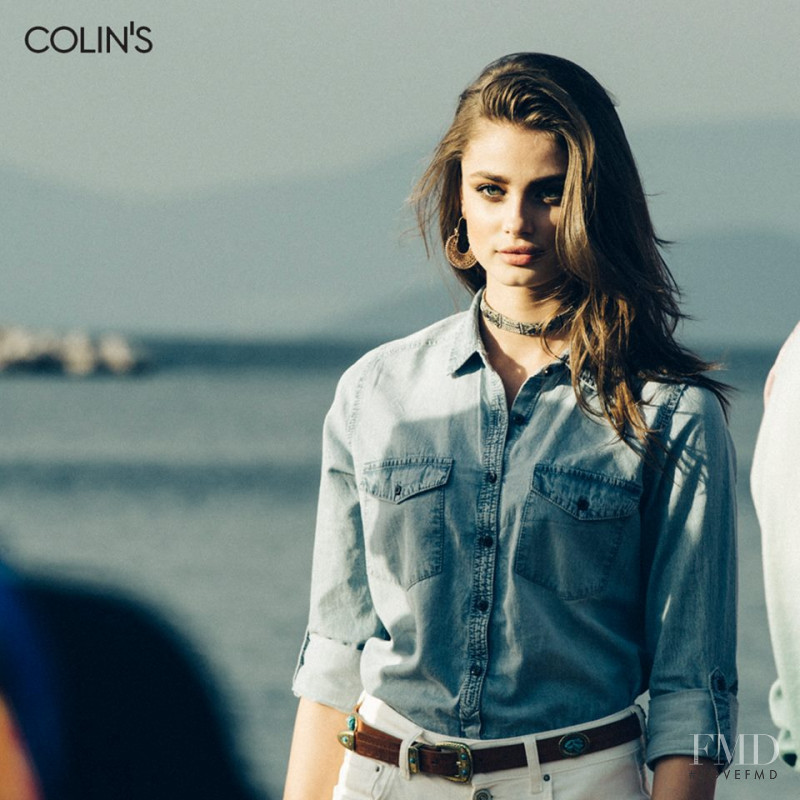 Taylor Hill featured in  the Colin\'s Jeans advertisement for Spring/Summer 2016
